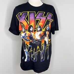 Liquid Blue KISS Graphic 2009 T Shirt Top Mens M